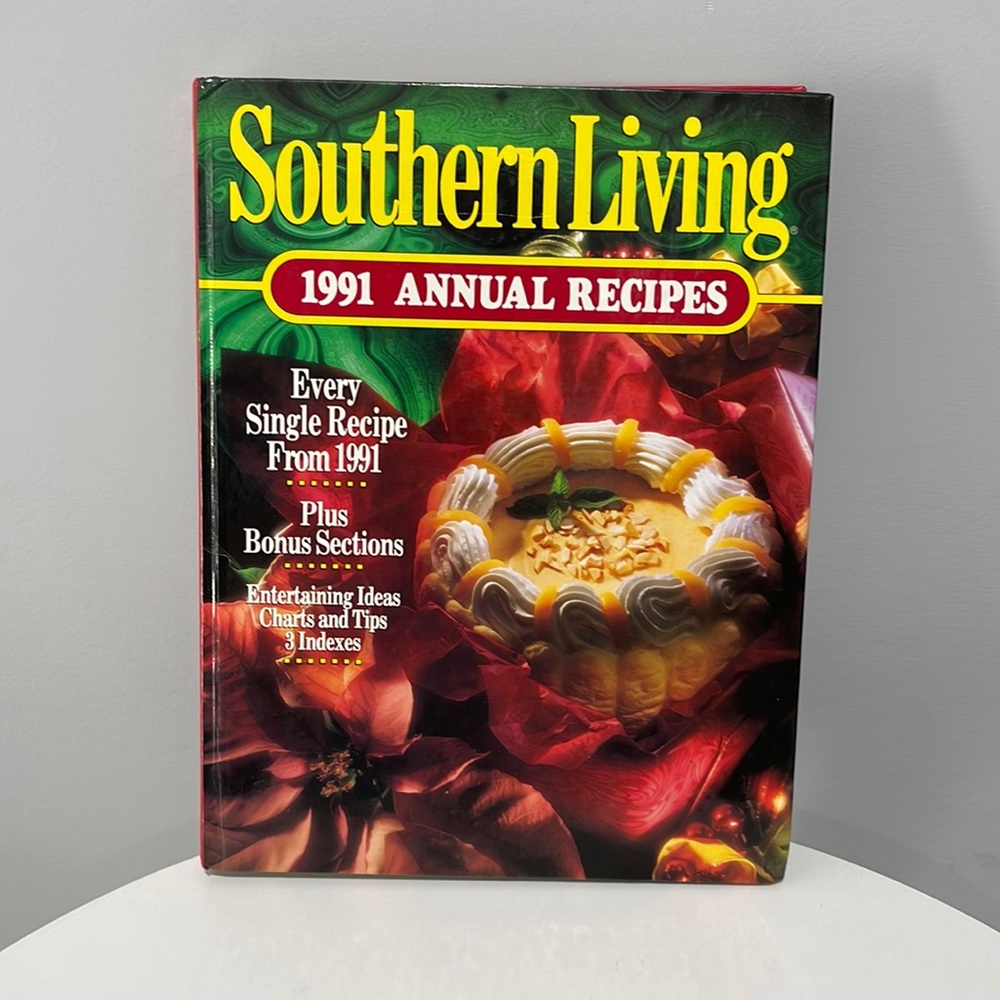 Hardcover Cookbook Southern Living 1991 annual recipes